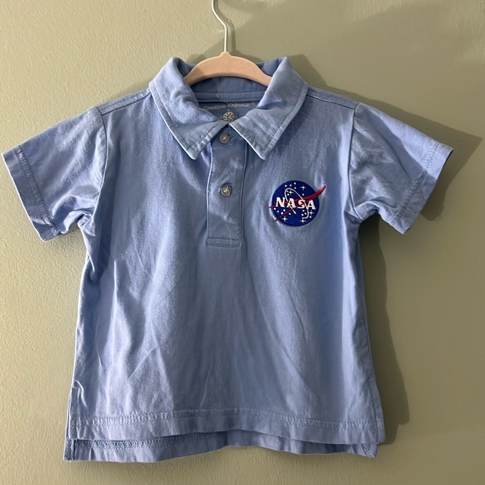 Creative knitwear NASA shirt